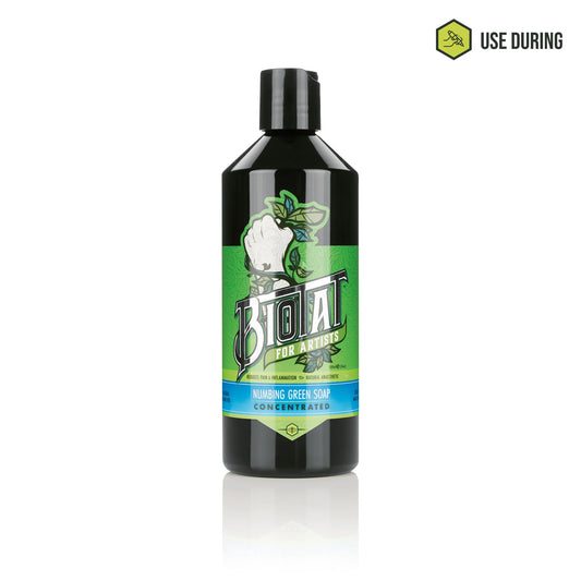 Biotat Natural Numbing Tattoo Green Soap Concentrated 500ml - mmtattoo supplies