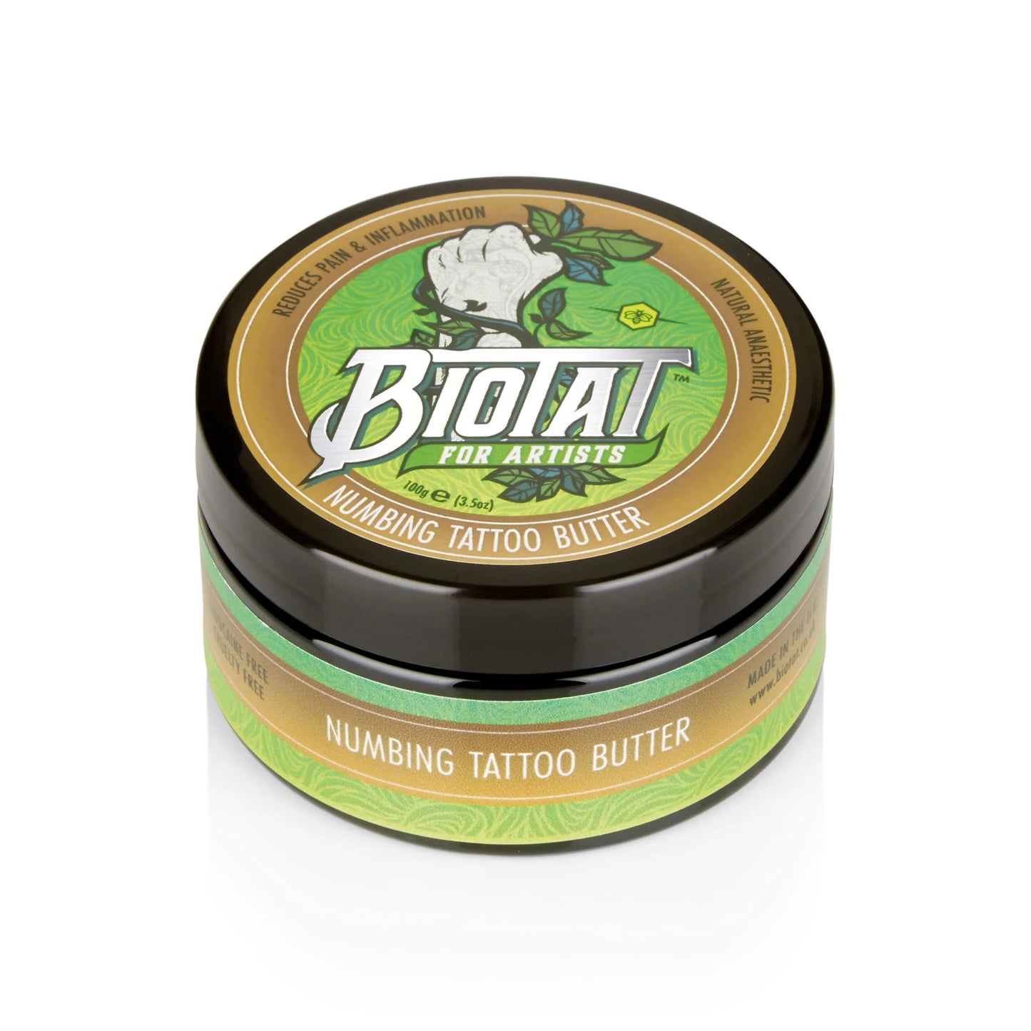 Biotat Natural Numbing Tattoo Butter 100g - mmtattoo supplies