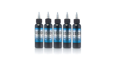 Fusion Ink Grey wash Set - 5 Pack 60ml - mmtattoo supplies