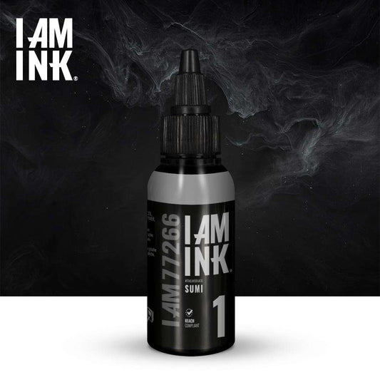 I AM INK #1 SUMI light grey 100ml - mmtattoo supplies