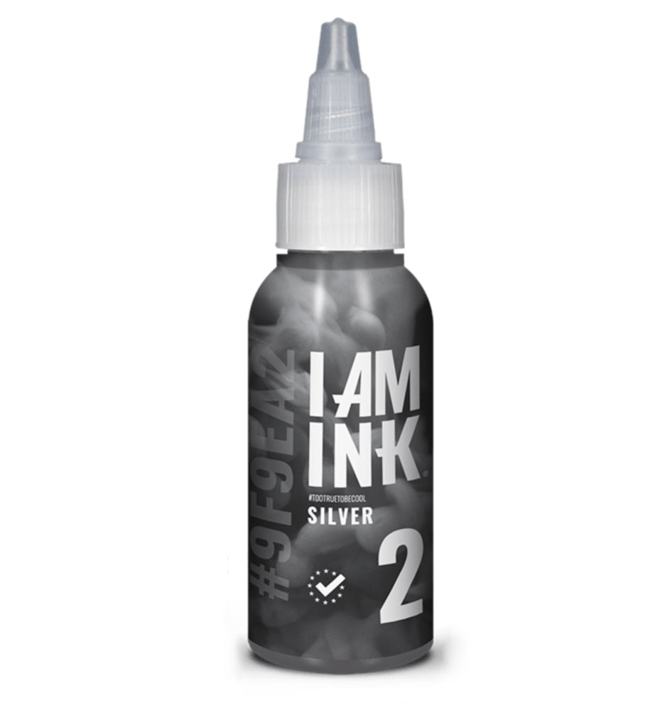 I AM INK #2 SILVER 50ML - mmtattoo supplies