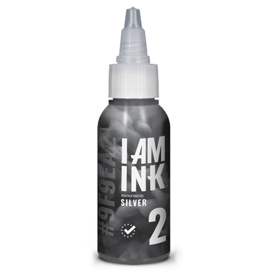 I AM INK #2 SILVER 50ML - mmtattoo supplies