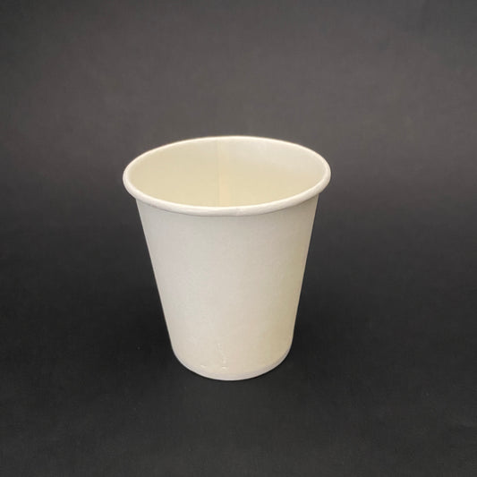 150ml white paper rinse cups