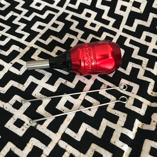 Red cartridge grip 32mm - mmtattoo supplies