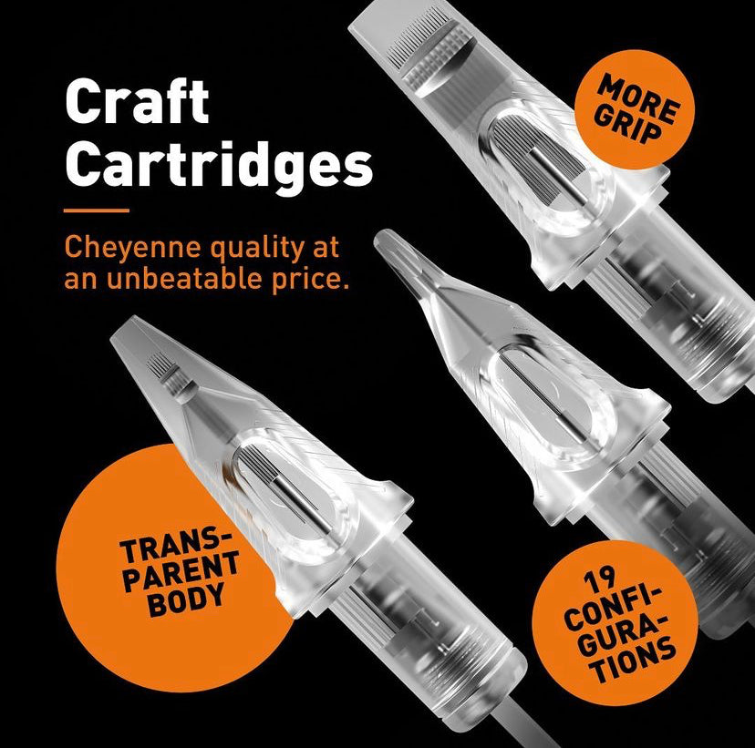 CHEYENNE CRAFT ROUND SHADERS CARTRIDGES - mmtattoo supplies