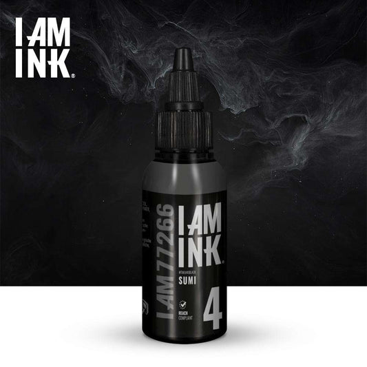 I AM INK #4 SUMI   ex dark 100ml - mmtattoo supplies