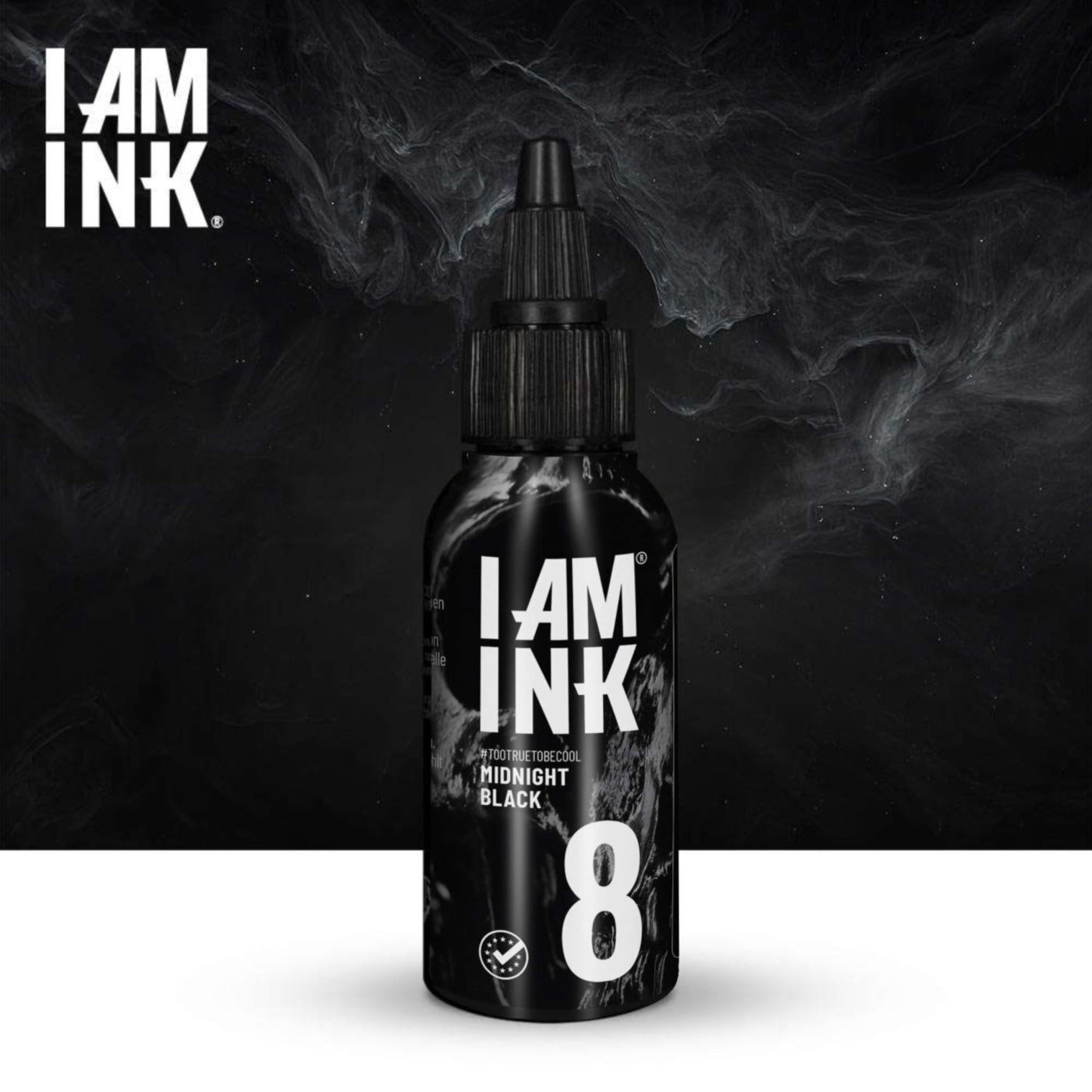 I AM INK #8 midnight black 100ml - mmtattoo supplies