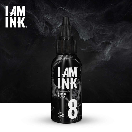 I AM INK #8 midnight black 100ml