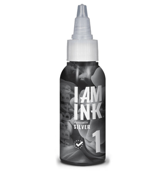 I AM INK #1 SILVER 50ML - mmtattoo supplies